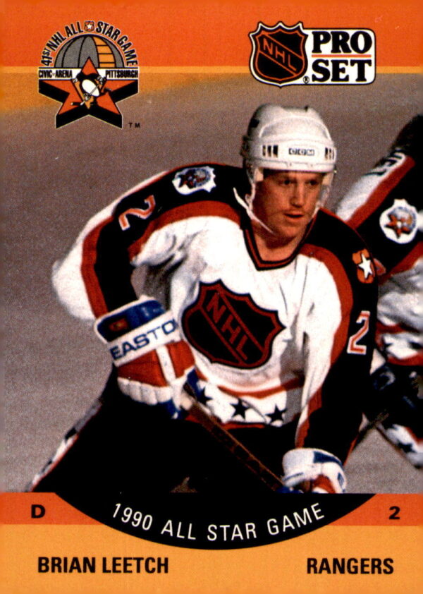 1990-91 Pro Set #373 Brian Leetch