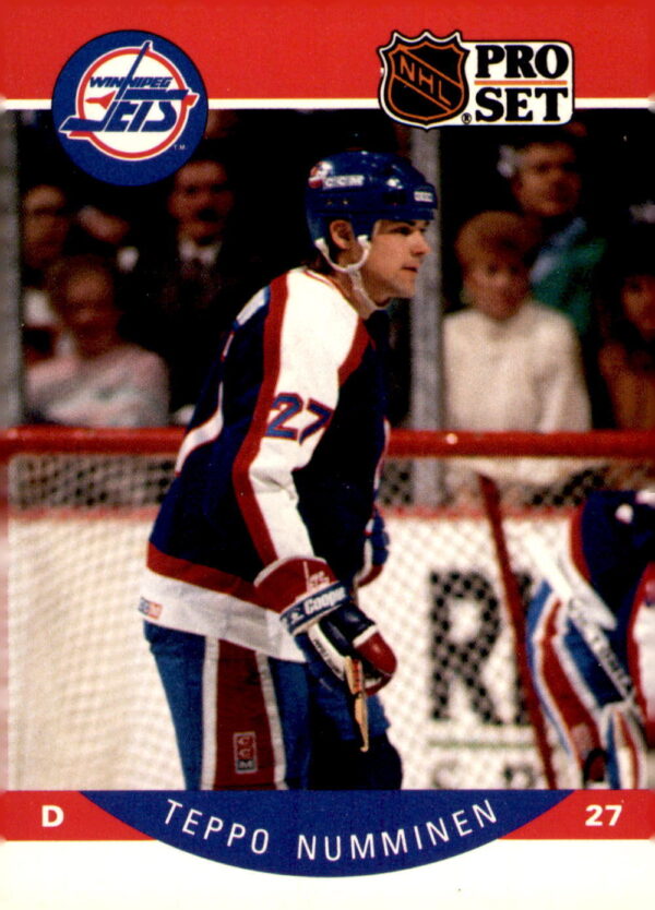1990-91 Pro Set #334 Teppo Numminen