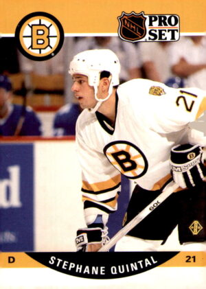 1990-91 Pro Set #410 Stephane Quintal
