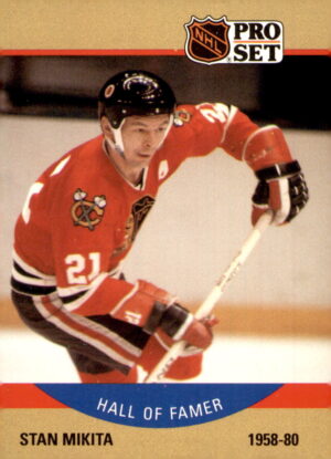 1990-91 Pro Set #405 Stan Mikita