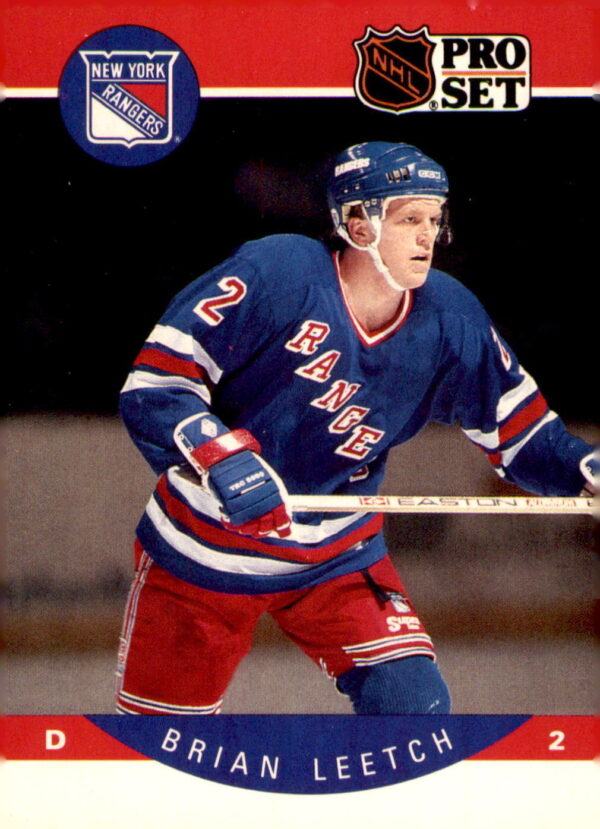 1990-91 Pro Set #201 Brian Leetch