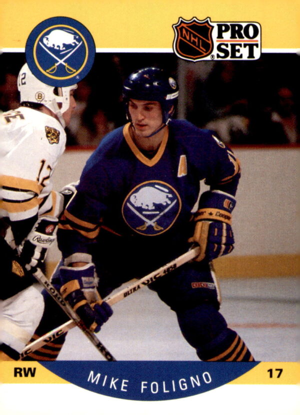 1990-91 Pro Set #20 Mike Foligno