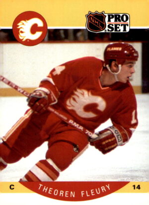 1990-91 Pro Set #33 Theoren Fleury