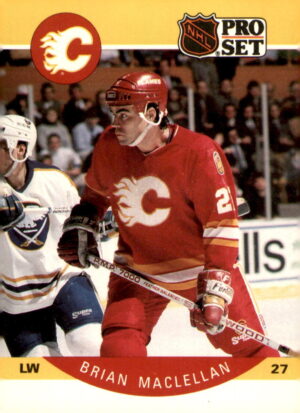 1990-91 Pro Set #36 Brian MacLellan