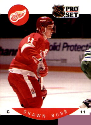 1990-91 Pro Set #66a Shawn Burr