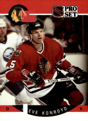 1990-91 Pro Set #52 Steve Konroyd