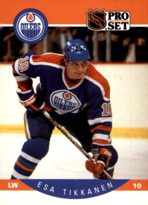 1990-91 Pro Set #97 Esa Tikkanen