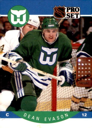 1990-91 Pro Set #103 Dean Evason