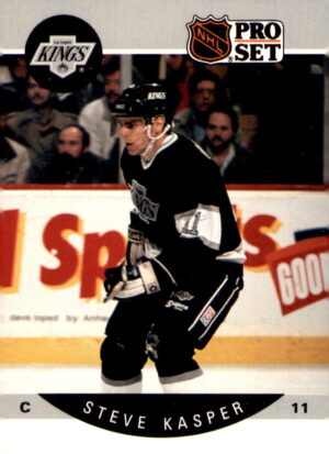 1990-91 Pro Set #120a Steve Kasper