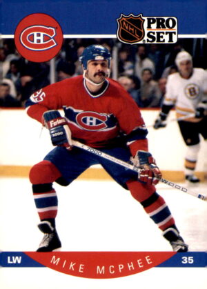 1990-91 Pro Set #155 Mike McPhee