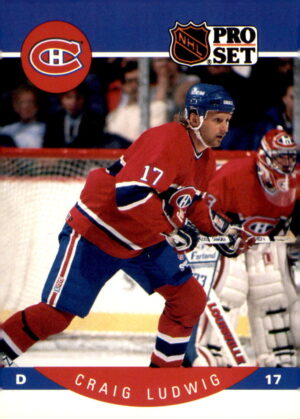 1990-91 Pro Set #154 Craig Ludwig