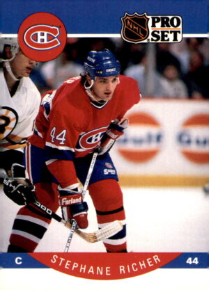 1990-91 Pro Set #156 Stephane Richer
