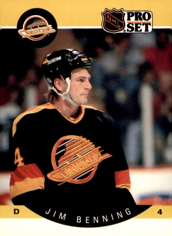 1990-91 Pro Set #292 Jim Benning
