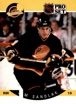 1990-91 Pro Set #305 Jim Sandlak