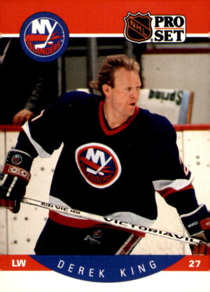 1990-91 Pro Set #185 Derek King
