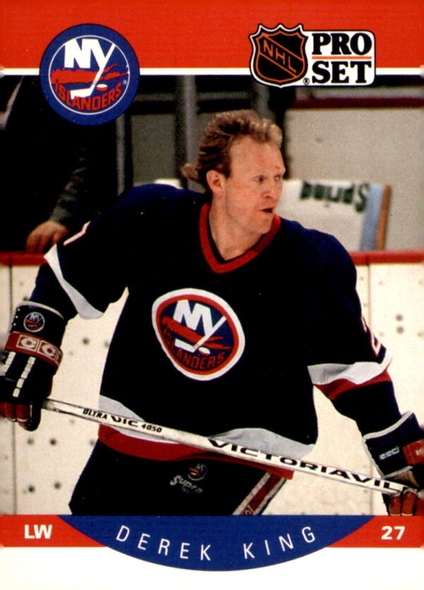 1990-91 Pro Set #185 Derek King
