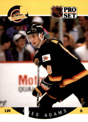 1990-91 Pro Set #291 Greg Adams