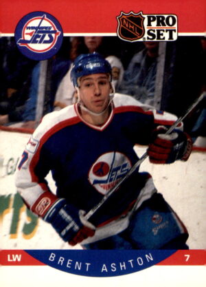 1990-91 Pro Set #323 Brent Ashton
