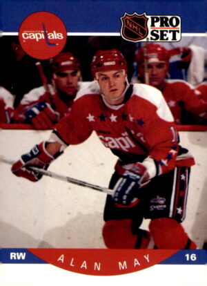 1990-91 Pro Set #317 Alan May