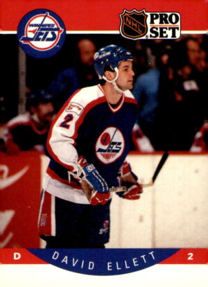 1990-91 Pro Set #326 David Ellett