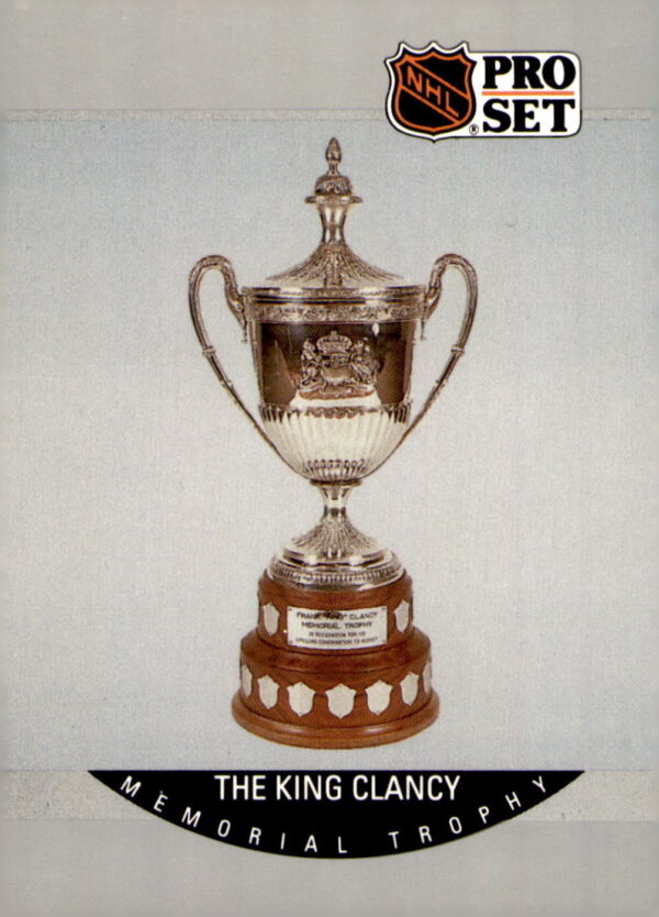 1990-91 Pro Set #380 The King Clancy Memorial Trophy