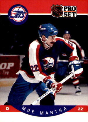 1990-91 Pro Set #332 Moe Mantha