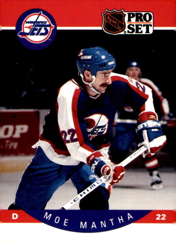 1990-91 Pro Set #332 Moe Mantha