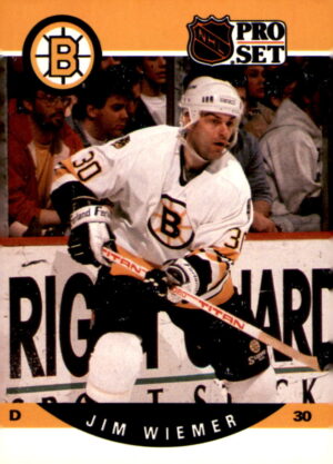 1990-91 Pro Set #413 Jim Wiemer