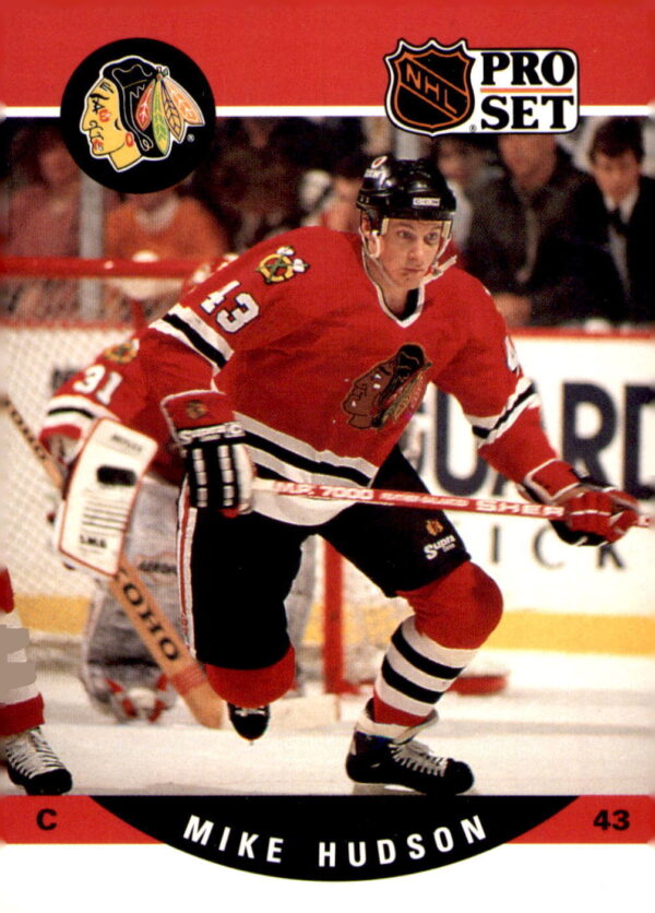 1990-91 Pro Set #431 Mike Hudson