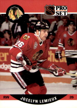 1990-91 Pro Set #432 Jocelyn Lemieux