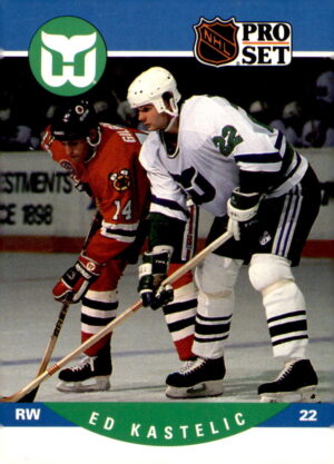 1990-91 Pro Set #450 Ed Kastelic