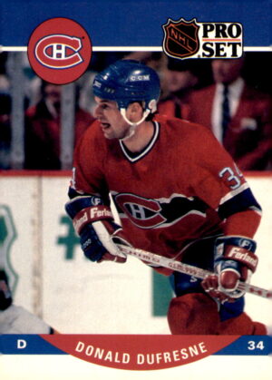 1990-91 Pro Set #469 Donald Dufresne