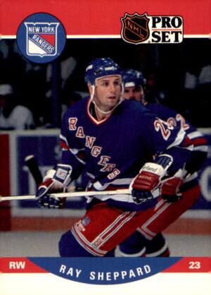 1990-91 Pro Set #496 Ray Sheppard