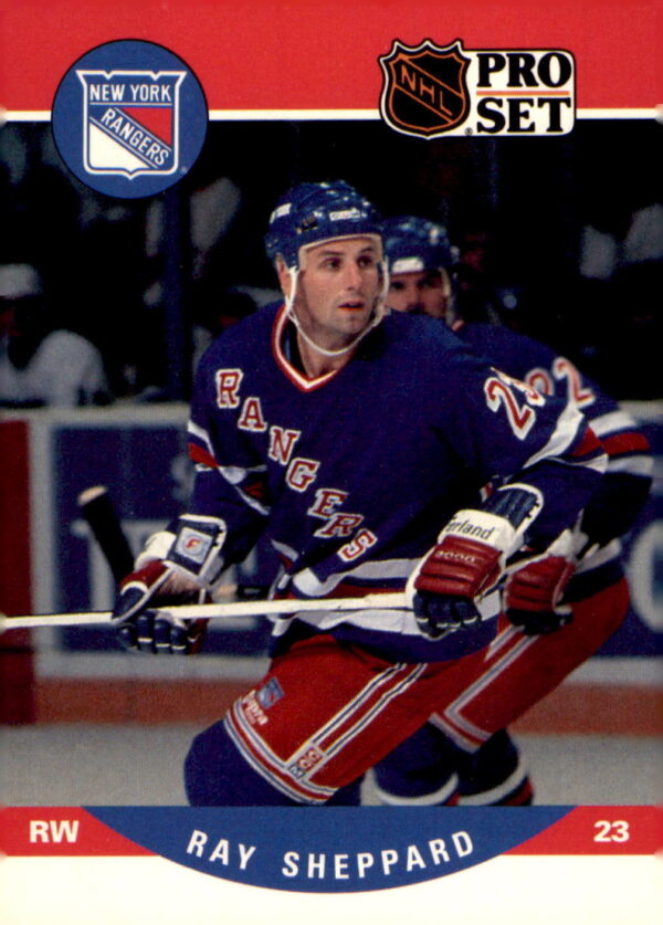1990-91 Pro Set #496 Ray Sheppard