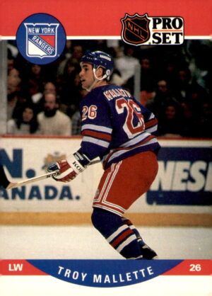 1990-91 Pro Set #492 Troy Mallette