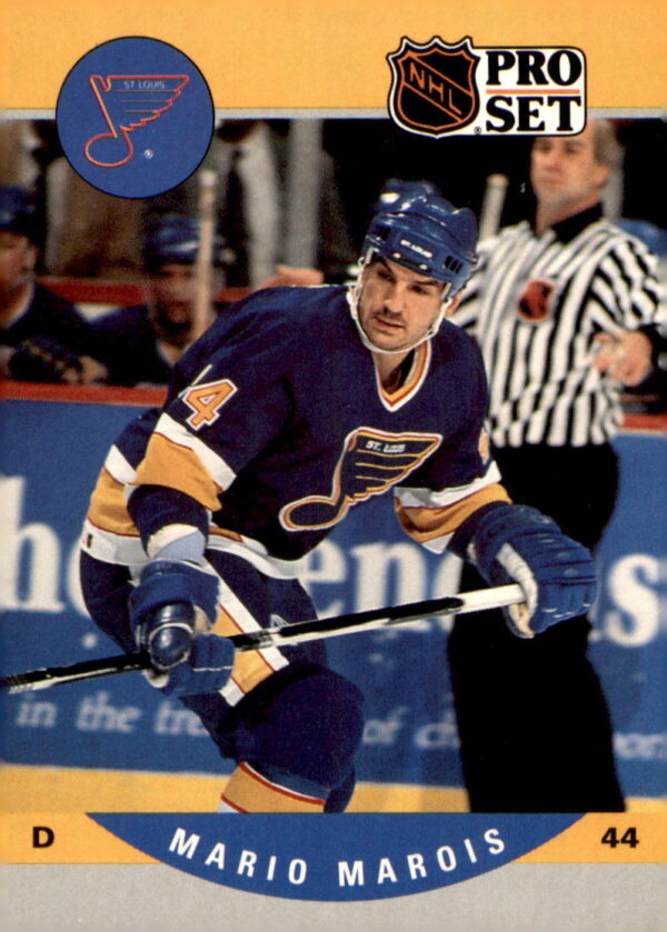 1990-91 Pro Set #524 Mario Marois