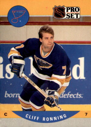1990-91 Pro Set #526 Cliff Ronning