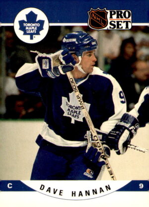 1990-91 Pro Set #535 Dave Hannan