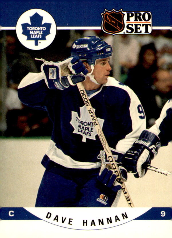 1990-91 Pro Set #535 Dave Hannan