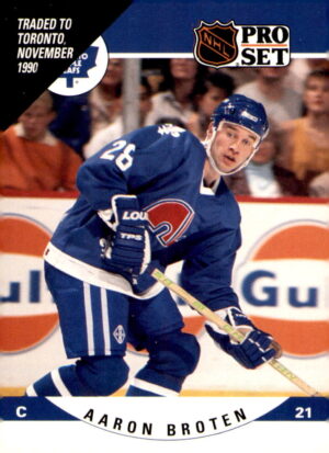1990-91 Pro Set #530 Aaron Broten