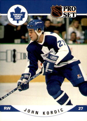 1990-91 Pro Set #536 John Kordic