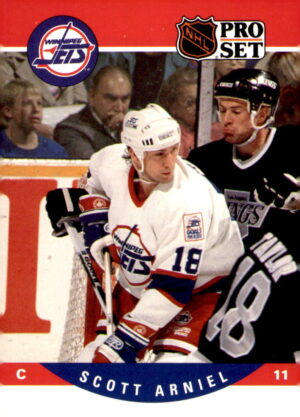 1990-91 Pro Set #557 Scott Arniel