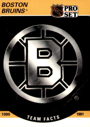 1990-91 Pro Set #566 Boston Bruins Logo