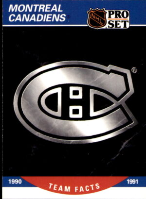 1990-91 Pro Set #575 Montreal Canadiens Logo