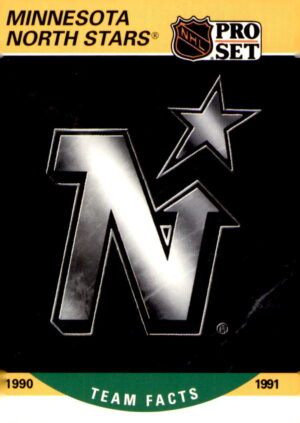 1990-91 Pro Set #574 Minnesota North Stars Logo