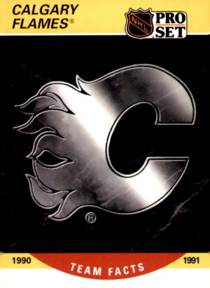 1990-91 Pro Set #568 Calgary Flames Logo