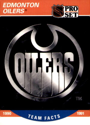 1990-91 Pro Set #571 Edmonton Oilers Logo