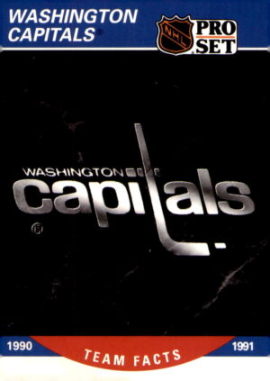 1990-91 Pro Set #585 Washington Capitals Logo