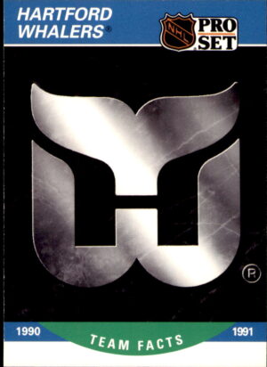 1990-91 Pro Set #572 Hartford Whalers Logo