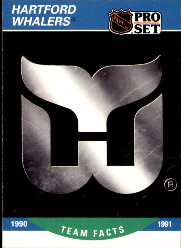 1990-91 Pro Set #572 Hartford Whalers Logo